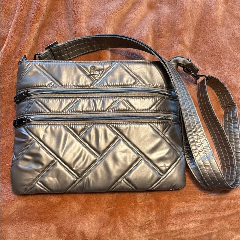 Lugz  Geometric Crossbody Bag with Quilted Design
